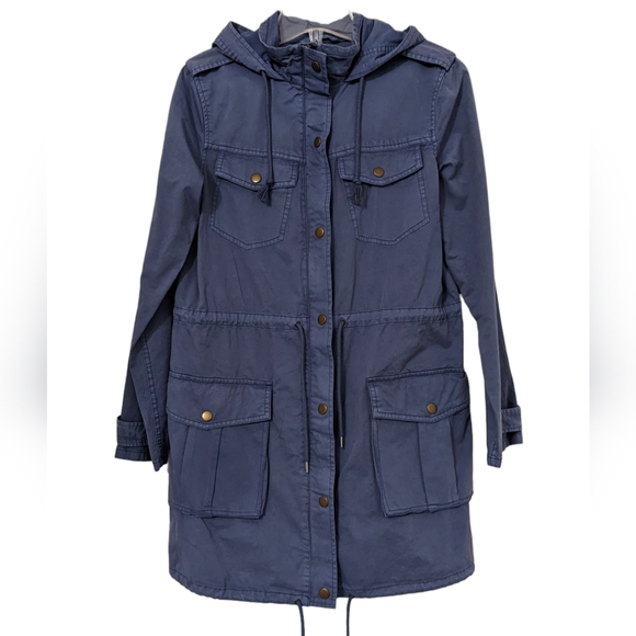 Joe Boxer Light Canvas Jacket Dusty Blue Size Small US - Picture 1 of 4